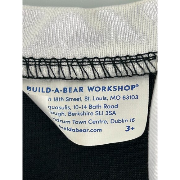 Build-a-Bear Basketball Uniform Outfit Black Red 2022 Sporty 2 piece Set - Picture 7 of 13